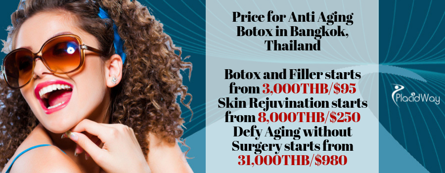Price for Anti Aging Botox in Bangkok, Thailand